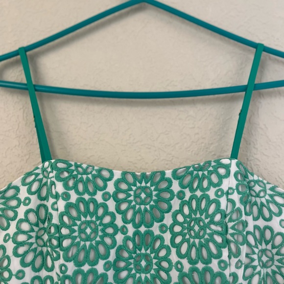 Lilly Pulitzer Green Floral Asymmetrical Dress - Picture 5 of 11